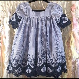 Toddler Short Sleeve Baby Doll Swing Easter Dress